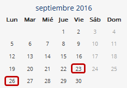 Calendario